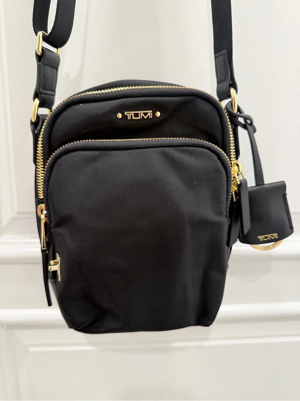 Tumi Black Logo Patch Interior